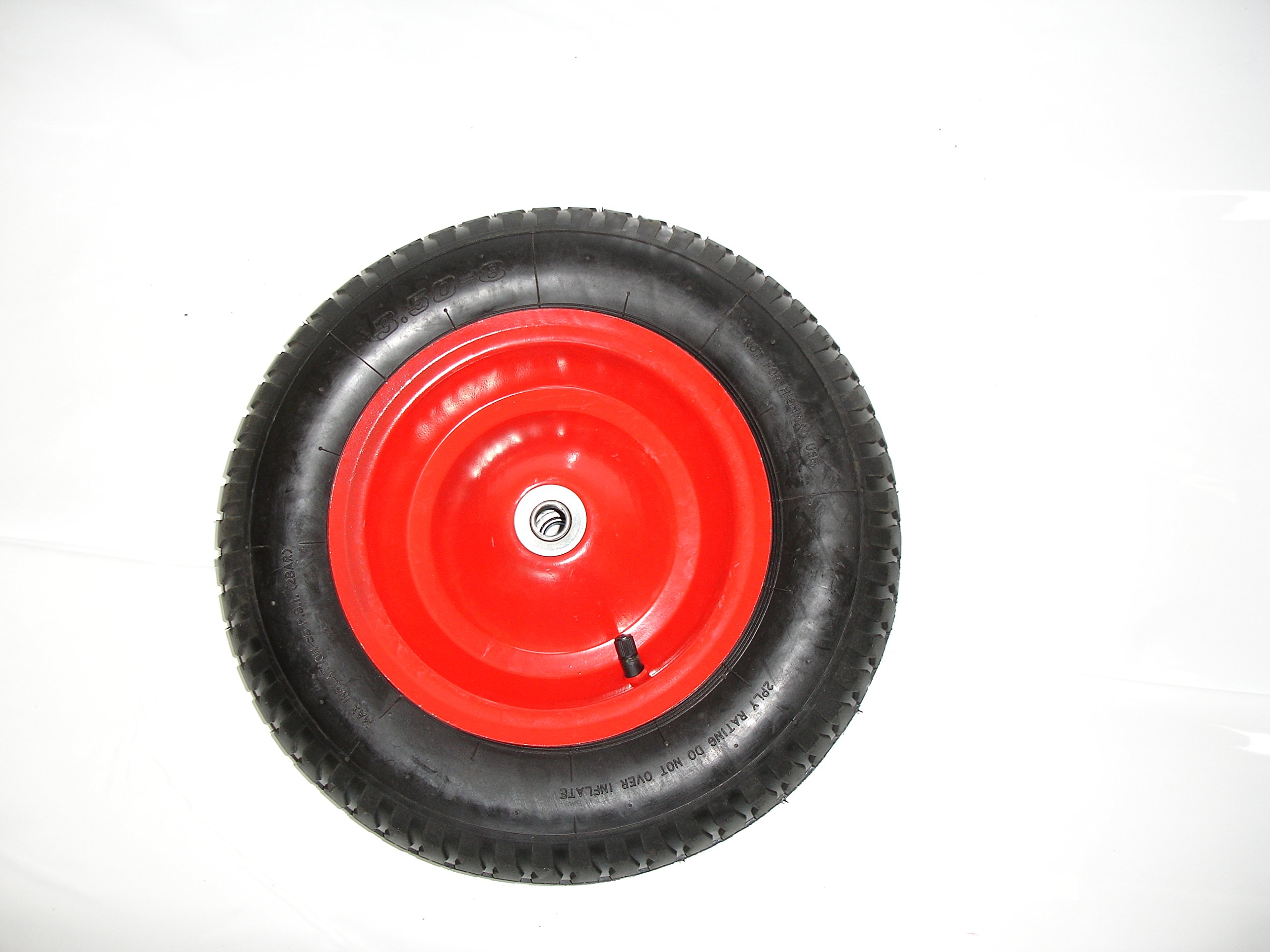 2 COPERTONI 3.50 - 8 + CAMERE D'ARIA PNEUMATICI 4PR RIGATI GOMME