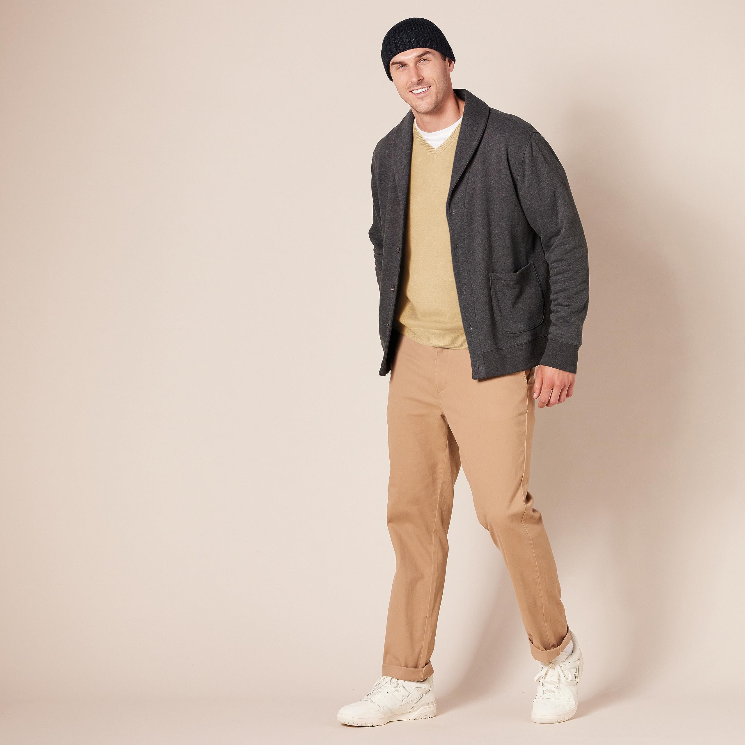 Amazon Essentials Uomo Maglione Pullover con Scollo a V (Disponibile in Taglie Big & Tall)