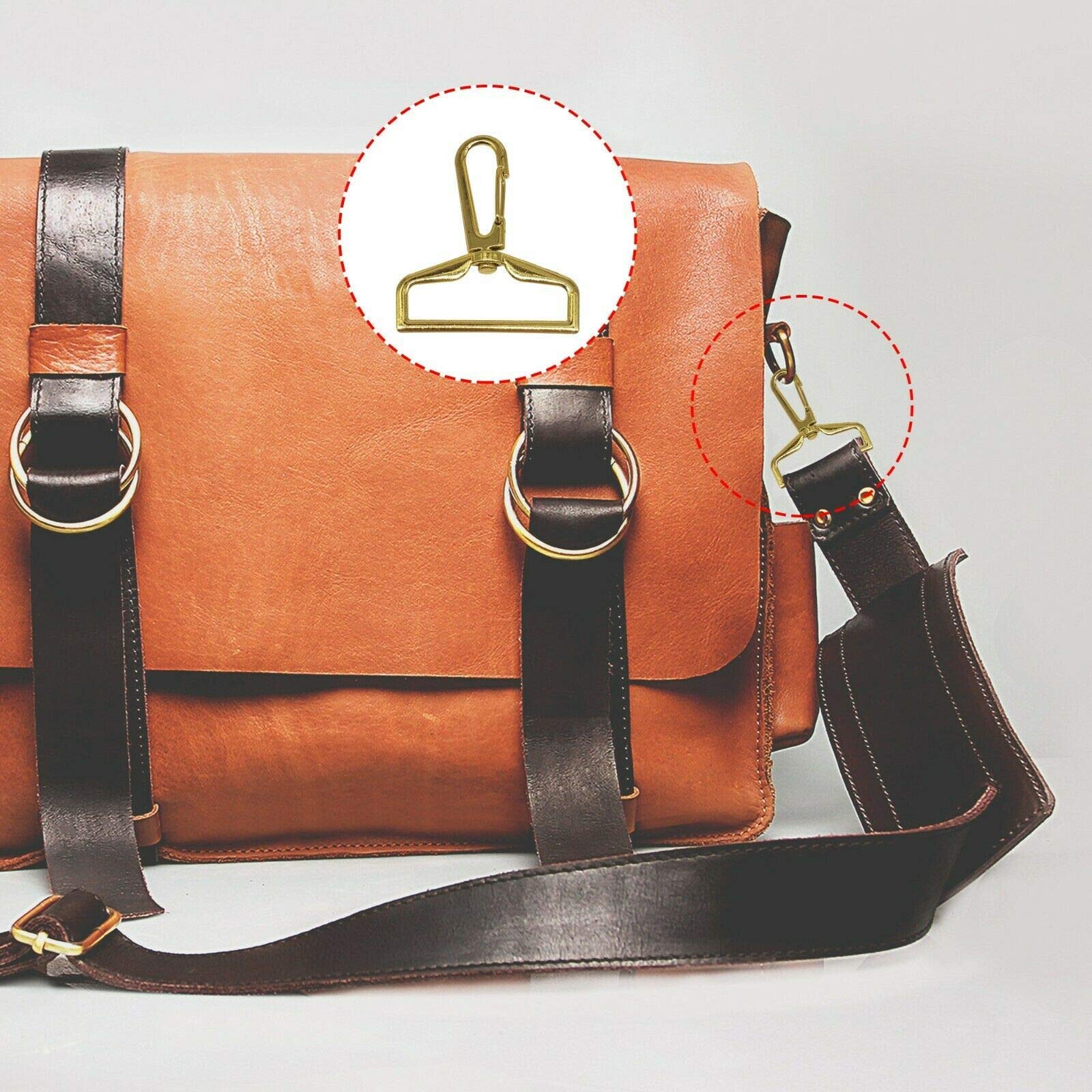 100 Pezzi Ganci Girevoli Per Cordino Moschettone Con Portachiavi, Clip