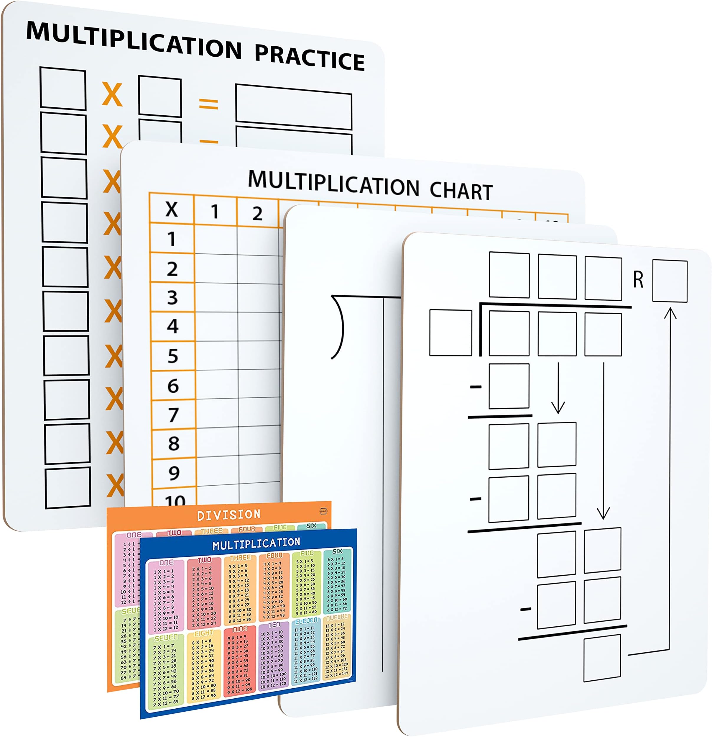 SeunKieer Dry Erase Place Value Board 9" x 12", Double