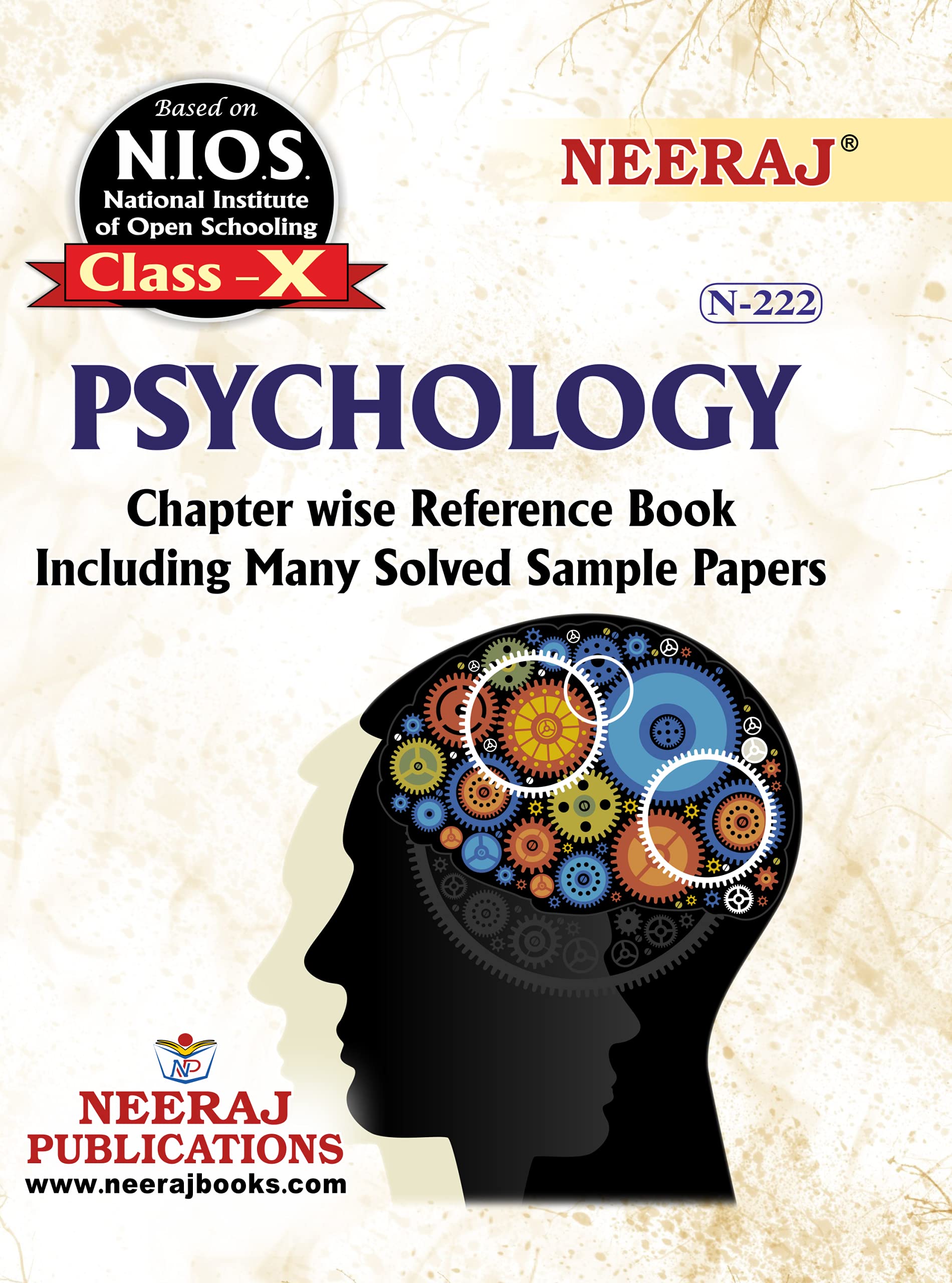 NIOS PSYCHOLOGY 222 CLASS 10 Guide Book and Chapter wise Reference Book with MANY SOLVED QUESTION PAPERS English MediumLatest Edition As Per Latest Syllabus [Paperback] Neeraj Publications [Paperback] Paperback