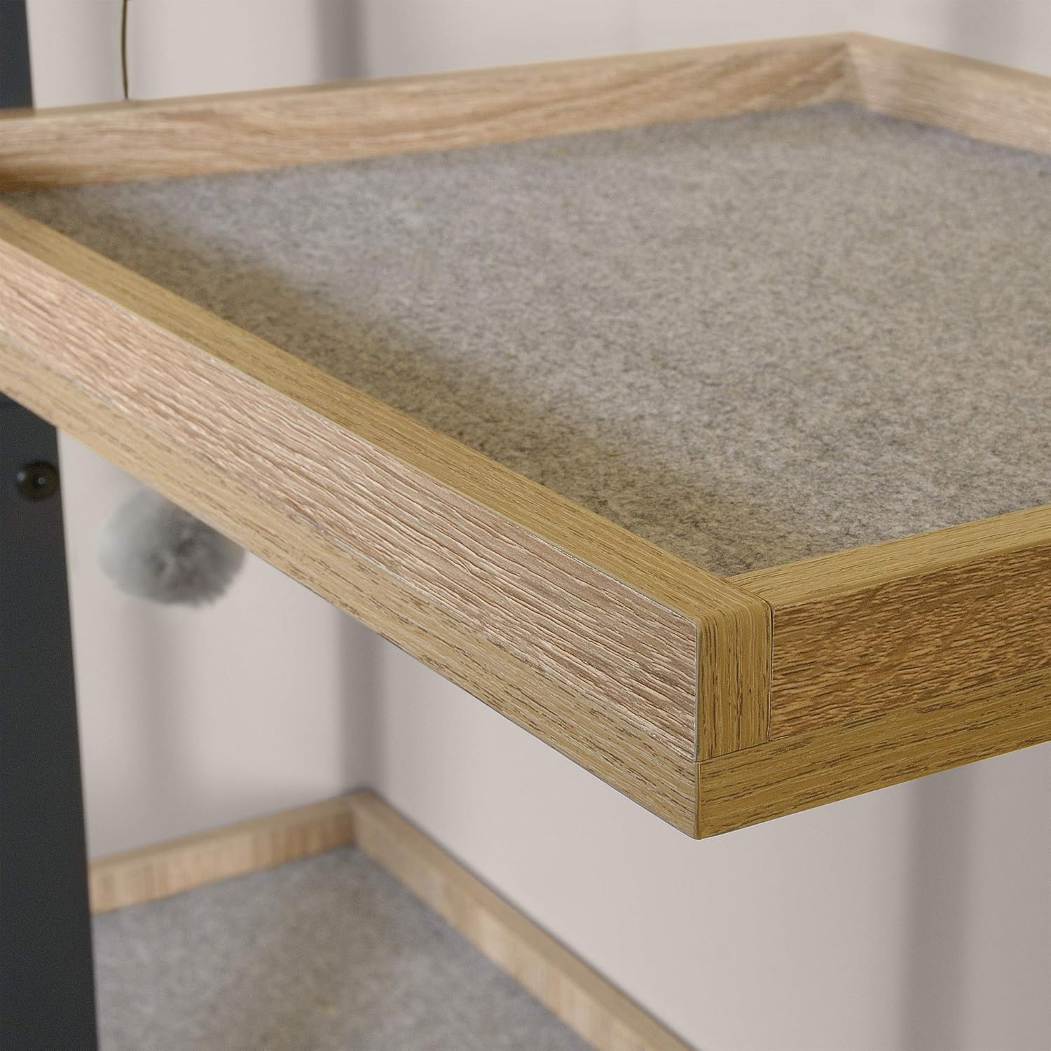 Sauder Pet Furniture Cat Climber, L: 38.31" x W: 15.00" x H: 58.70", Charter Oak Finish