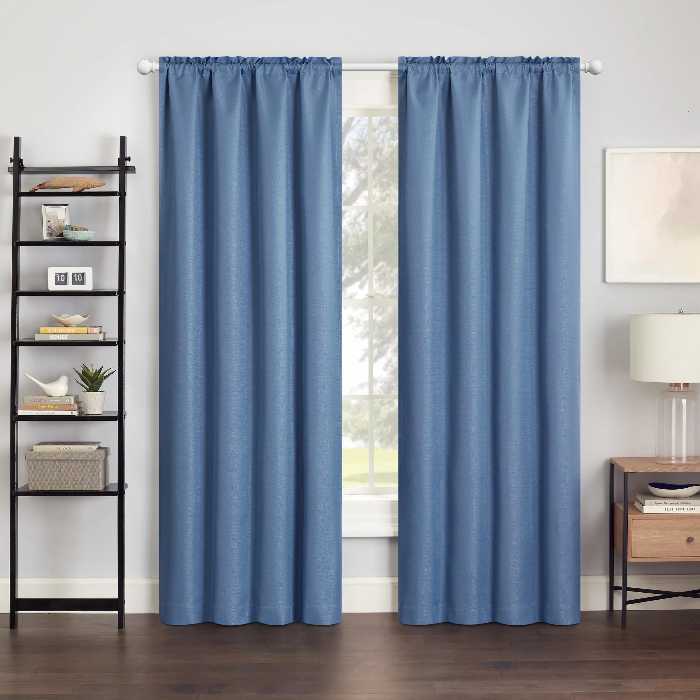 2 pezzi asta per tende bianca 71-300 cm, set di aste per tende a parete con staffe, asta decorativa da 16 mm bianca opaca lunga 3 m