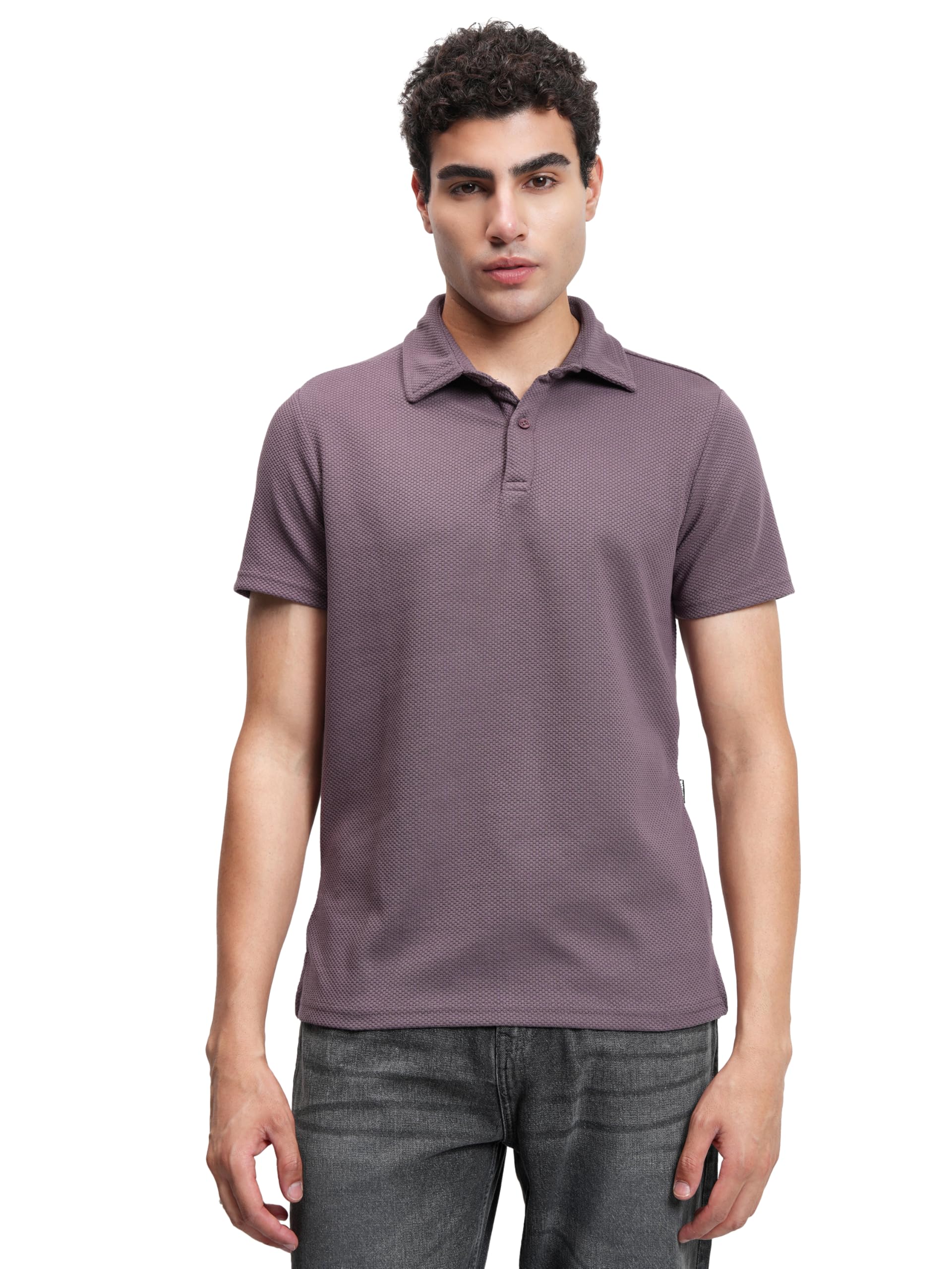 Highlander Men's Solid Slim Fit T-Shirt-picture-21