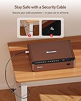 Vista 5 de BILLCONCH Caja fuerte inteligente para armas con cable de seguridad, biométrica para pistola de 4 vías, acceso rápido con huella dactilar, teclado