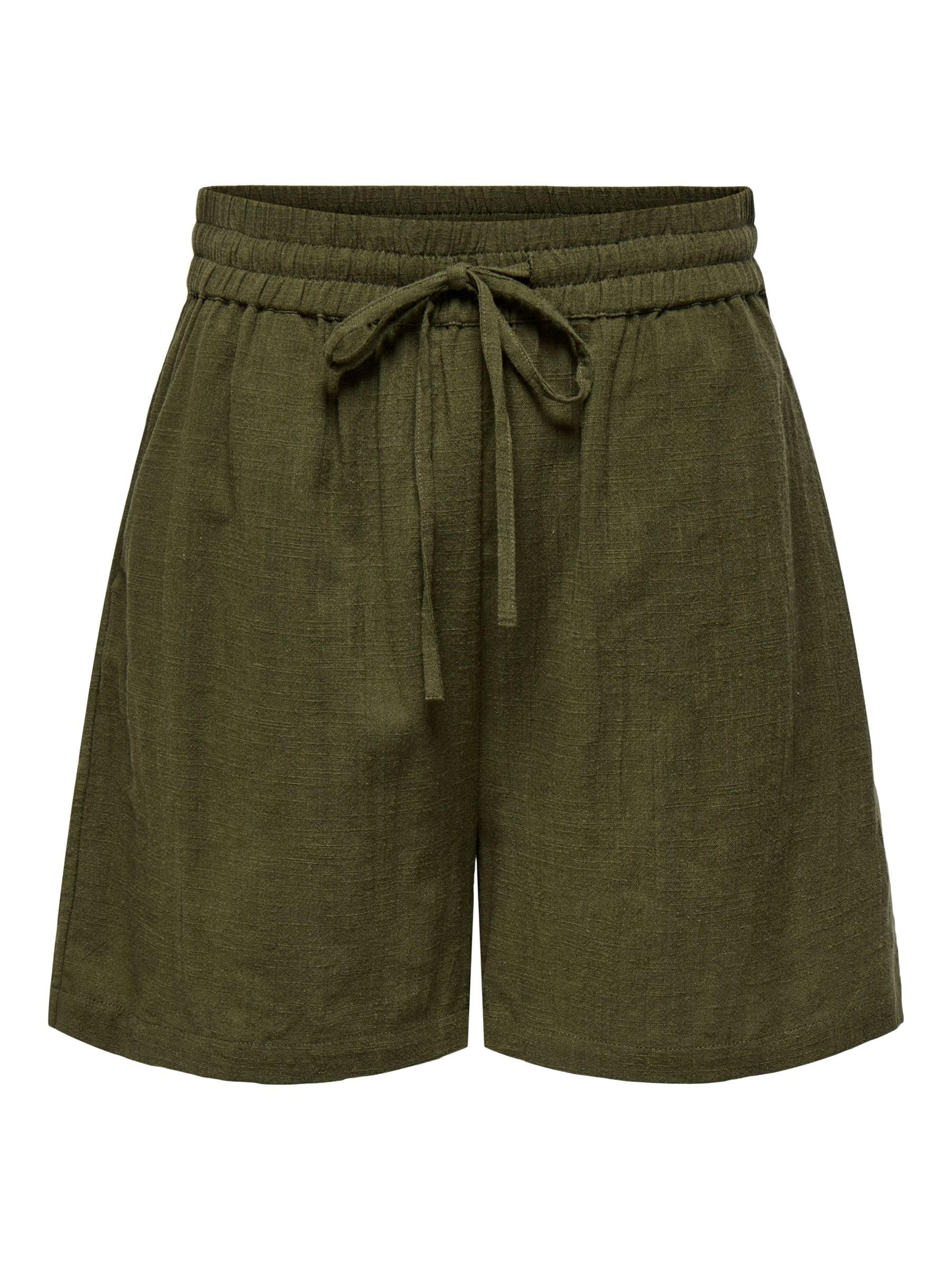 ONLY Onltizana String Cotton Shorts WVN, Grape Leaf, XL