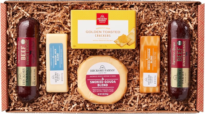 Hickory Farms Signature Beef, Meat and Cheese Gift Basket (Medium)