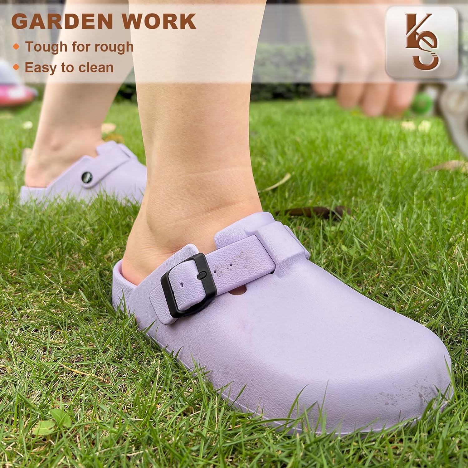 KEMISANT Women Clogs,Comfortable Mules Sandals Slippers Nurse Garden Shoes Unisex for Men Cushioned Support
