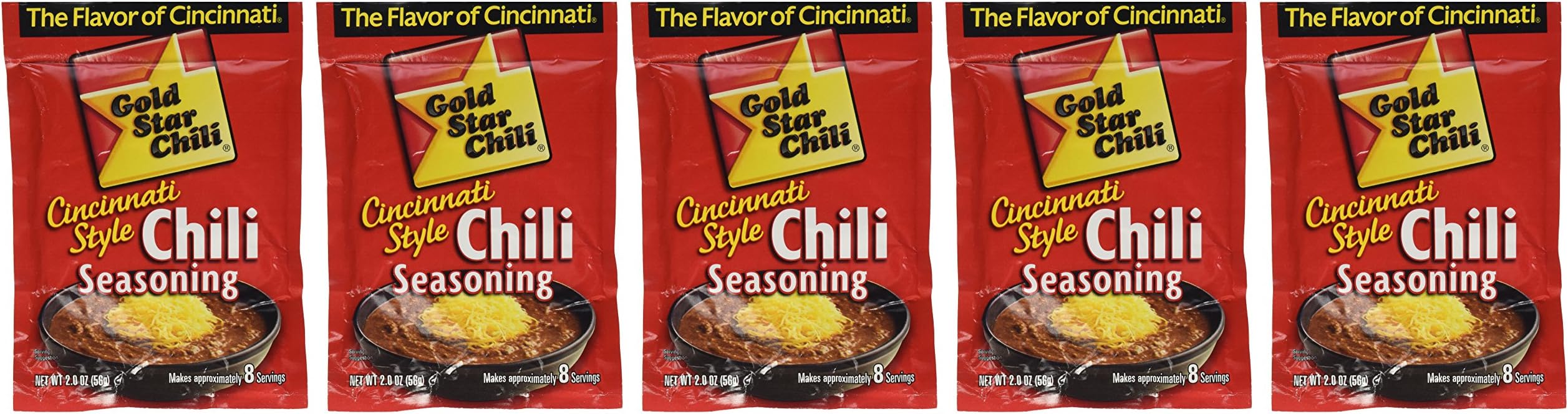 Gold Star Cincinnati Style Original Chili Seasoning. (3