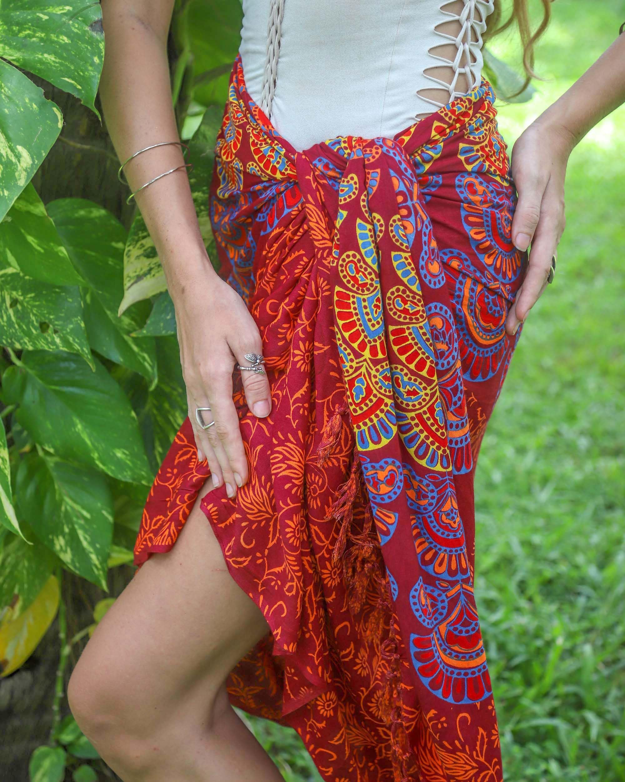 Mandala Life ART Pareo de Playa Para Mujer Boho Bikini Cover Up Cubierta Envolvente Falda Sarong Chal Vestido Piscina Vacaciones De BañadorTraje De Baño Tapiz Bohemio Colgar en la Pared 180x115cm