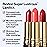 Revlon Lipstick, Super Lustrous Lipstick, Creamy Formula For Soft, Fuller-Looking Lips, Moisturized Feel, Champagne On Ice (205), 0.15 oz