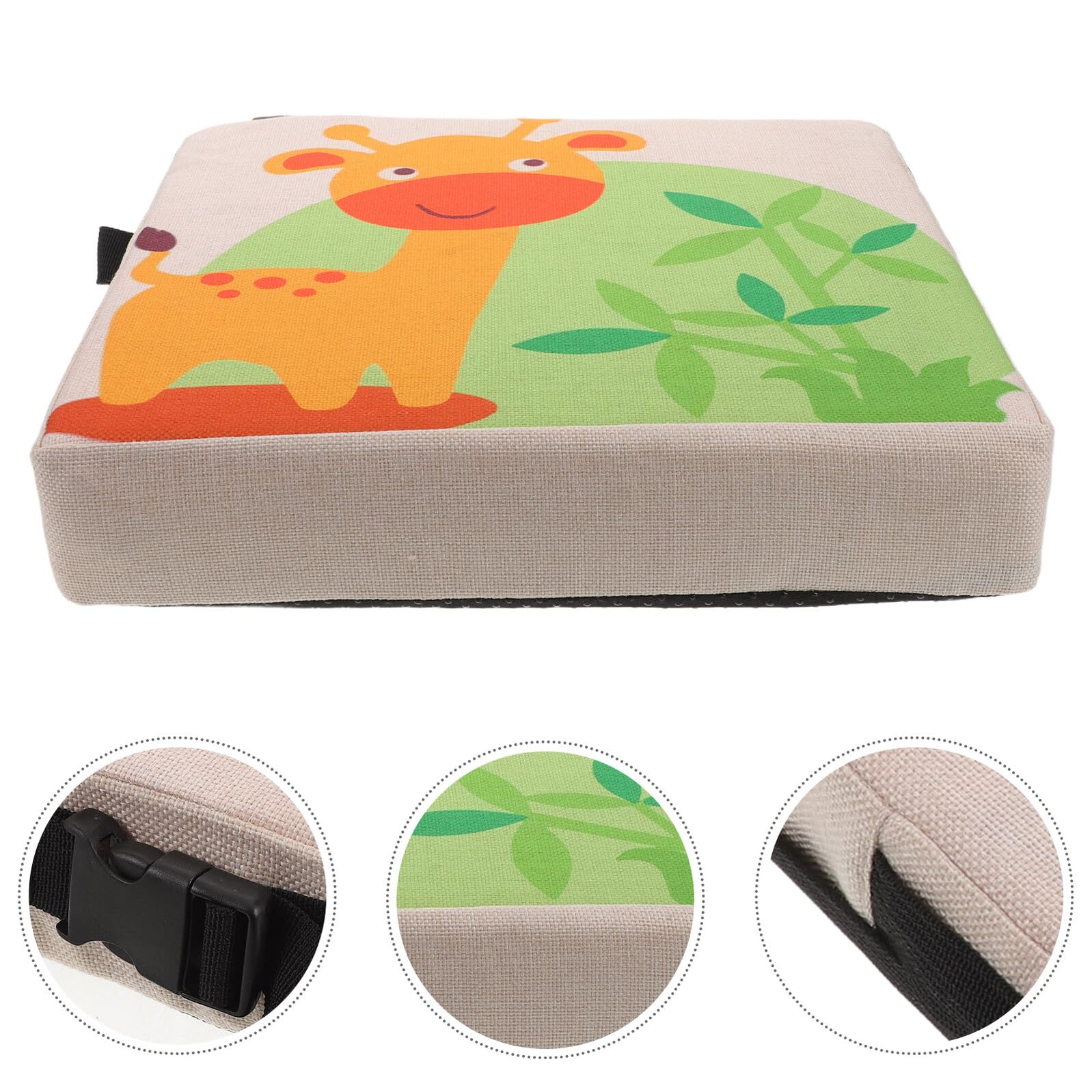 Lino Cuscino in Rialzo Cotone Giraffa Sedia per Bambini