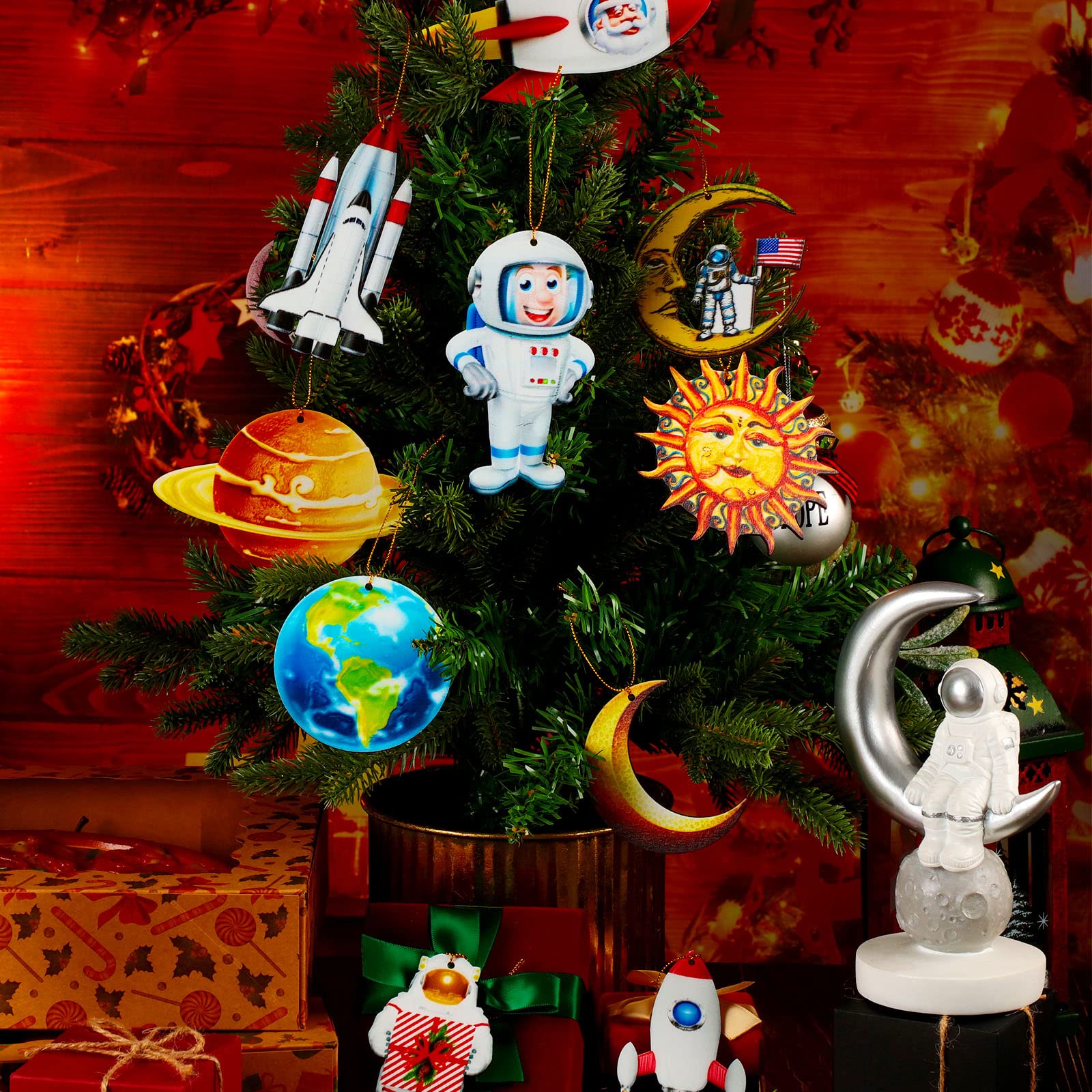 サンタクロース ロケット型オーナメント クリスマス サンタクロース ロケット型オーナメント クリスマス