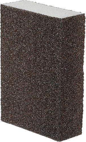 Miniatura 28 de 3M Bloque de esponja de lijado, paquete de 12, grano mediano, 3-3/4 pulgadas x 2-5/8 pulgadas, diseñado para lijar madera, pintura, metal, plástico