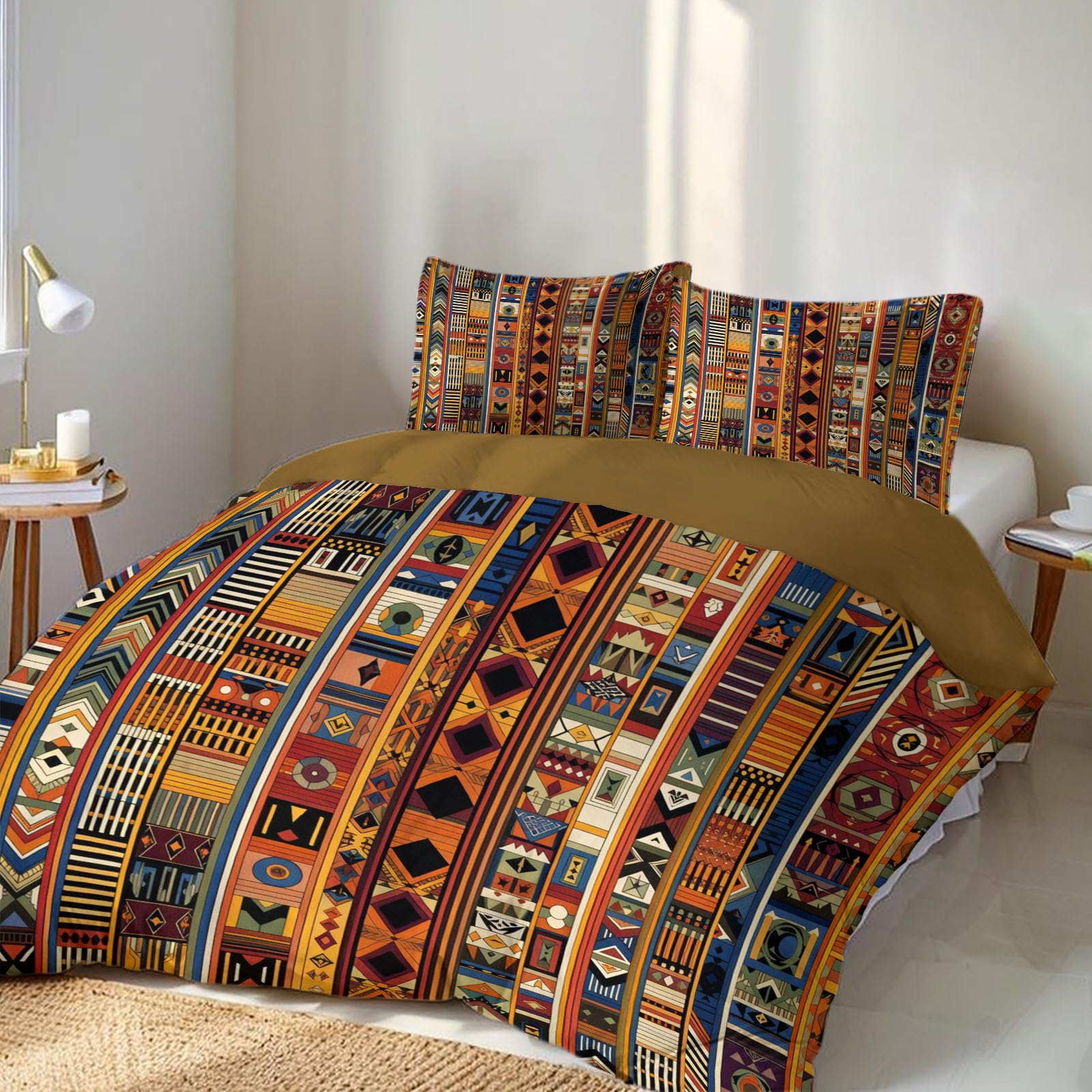 Housse de couette 140x200cm à fermeture éclair pour changer vos draps rapidement et sans effort