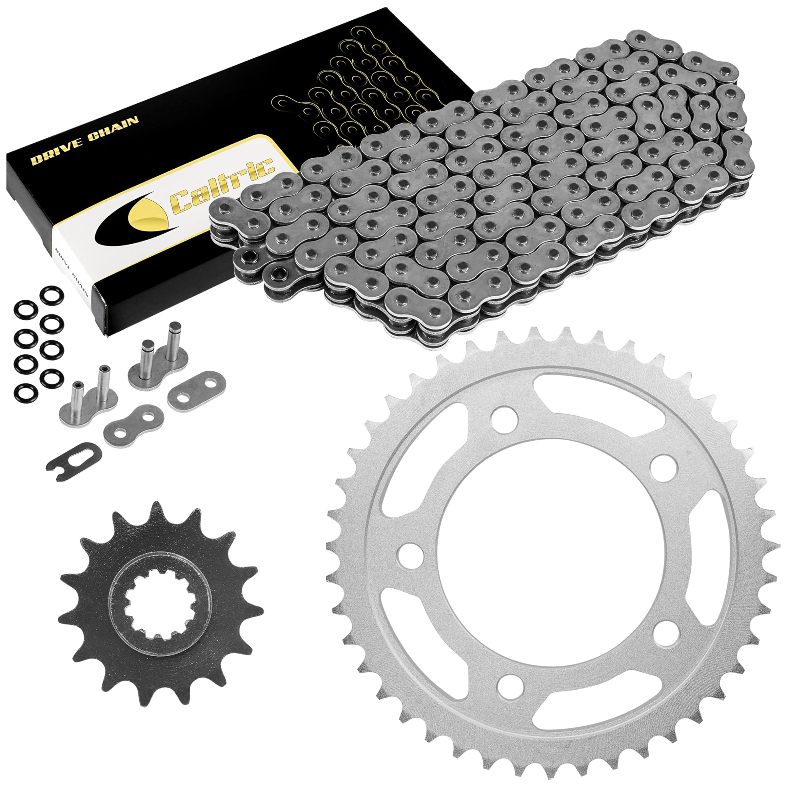 Amazon.com: Caltric Steel O-Ring Drive Chain & Sprockets Kit