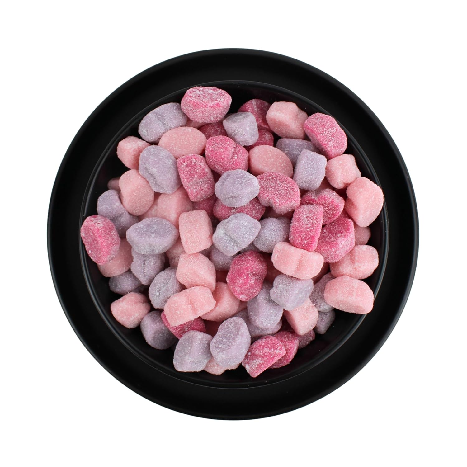 Cupid's Sour Smooches - Gummy Sugar Lips - Pucker Up Sour Candy Lips - Cherry, Grape, and Strawberry Flavored Sours Lip Valentine's Day Candy (3 Pound)