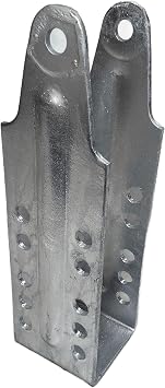 Trailer Parts Tall 12" Crossmember Upright Support U Bunk/Roller Bracket