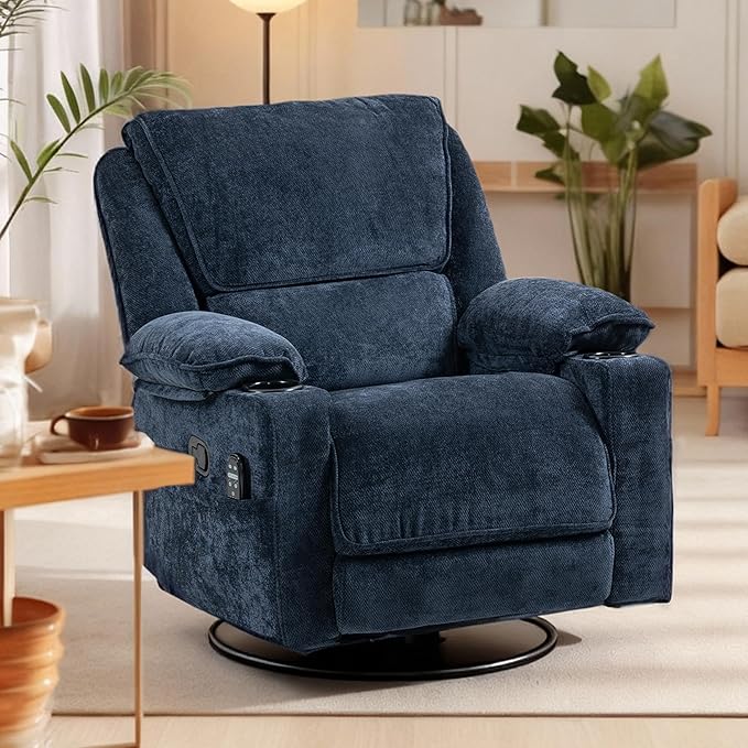 Sillón Giratorio Reclinable con Masaje y Calefacción miniatura 3