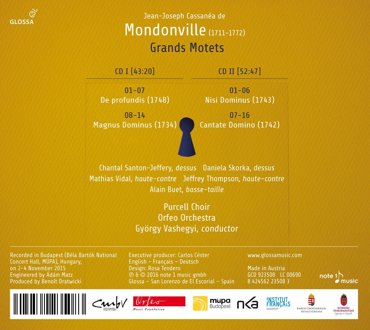 Mondonville / Grands Motets