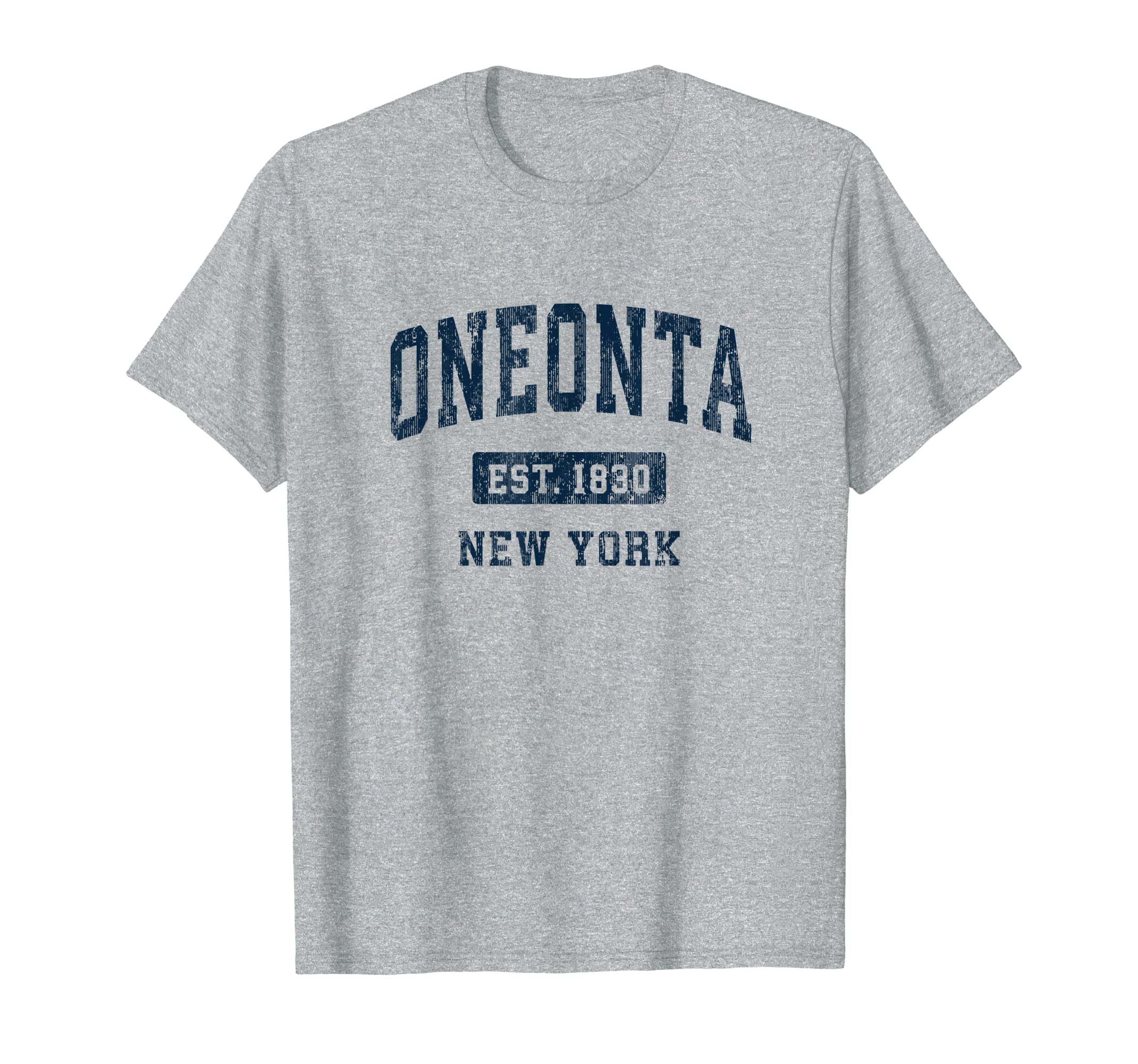 Oneonta New York NY Vintage Athletic Sports Design T-Shirt