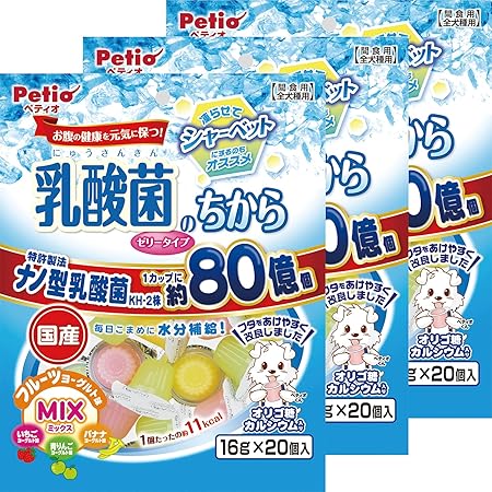 Amazon ペティオ Petio 犬用おやつ 乳酸菌のちから Mix ゼリータイプ フルーツヨーグルト味 16グラム X 60 まとめ買い ペティオ Petio ビスケット クッキー スナック 通販
