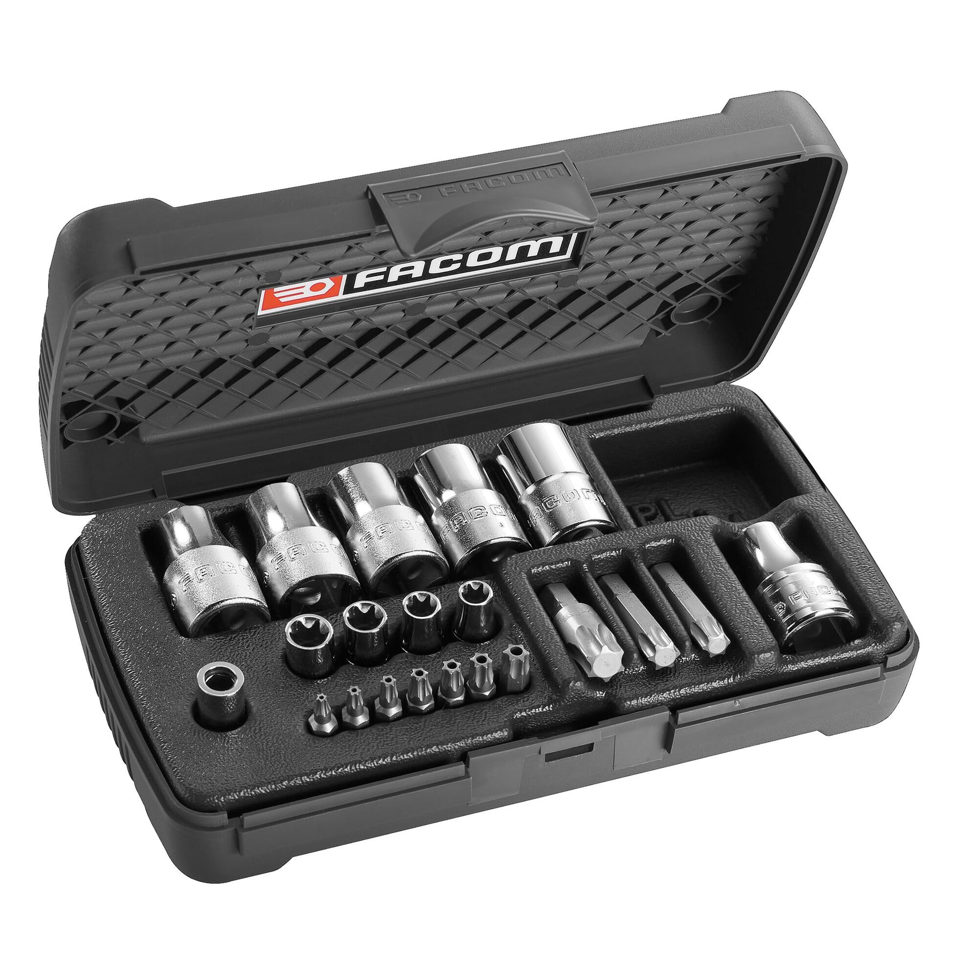 ESTUCHE VASOS PUNTAS TORX TX10-40