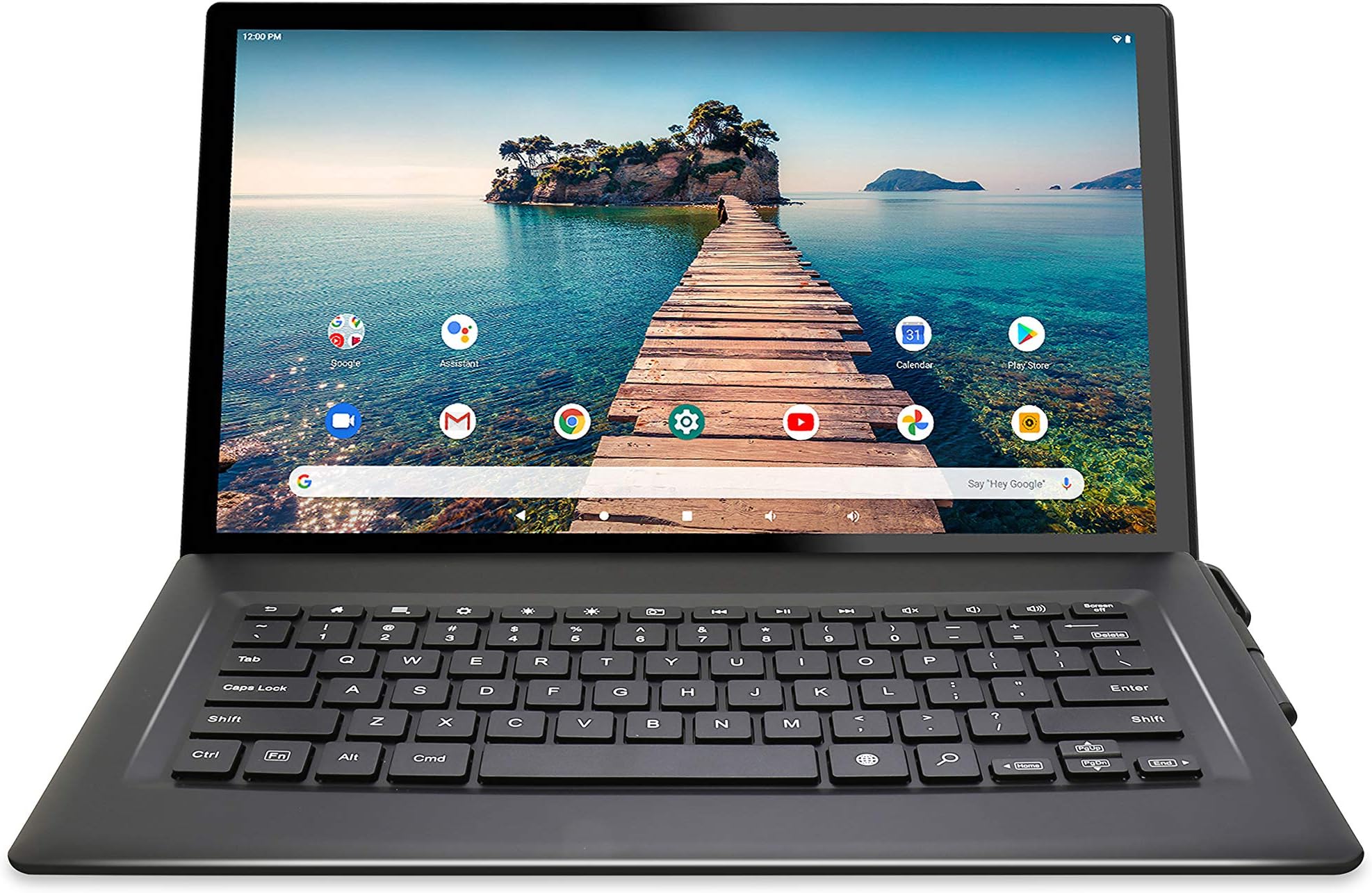 Venturer 14" Luna Max 3GB RAM 64GB Storage Quad-Core IPS 1920 x 1080 FHD Touchscreen Dual Band 5GHz/2.4GHz WiFi Bluetooth with Detachable Keyboard Android 10 Tablet