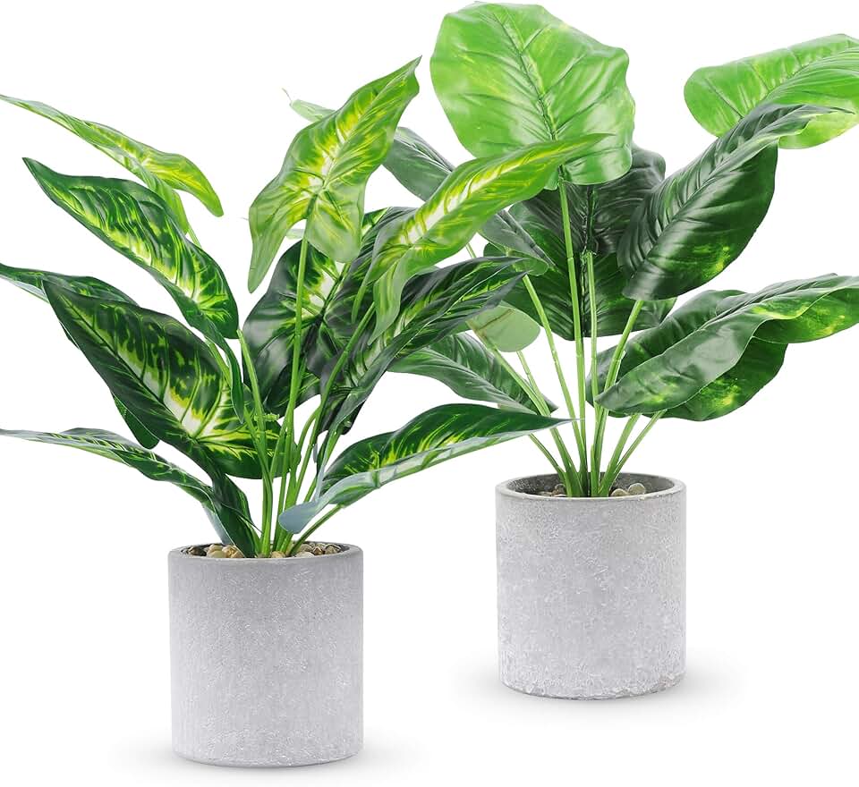 large artificial house plants