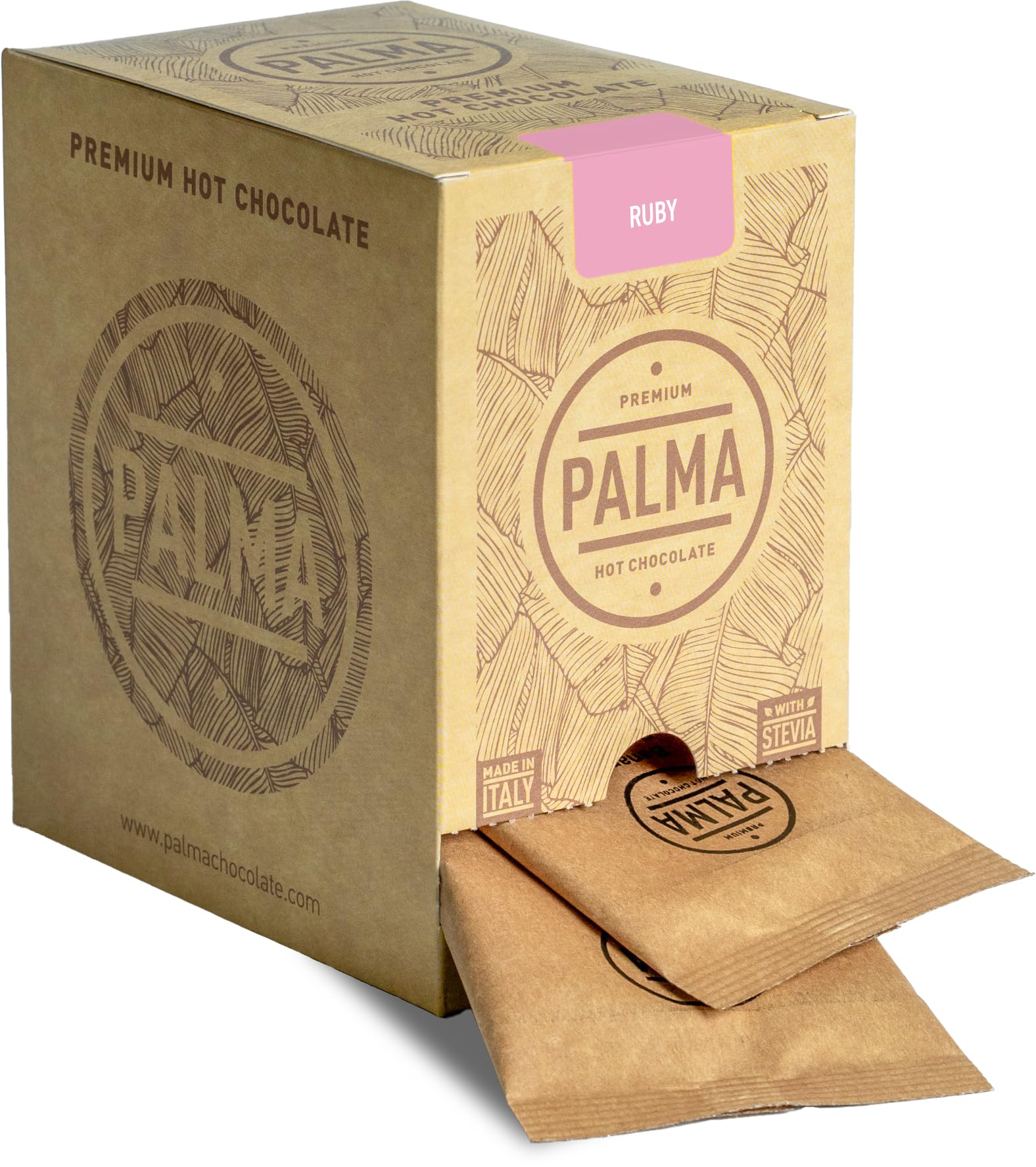 PALMA Italian Hot Chocolate Sachets - Ruby | 500g (20 Servings)