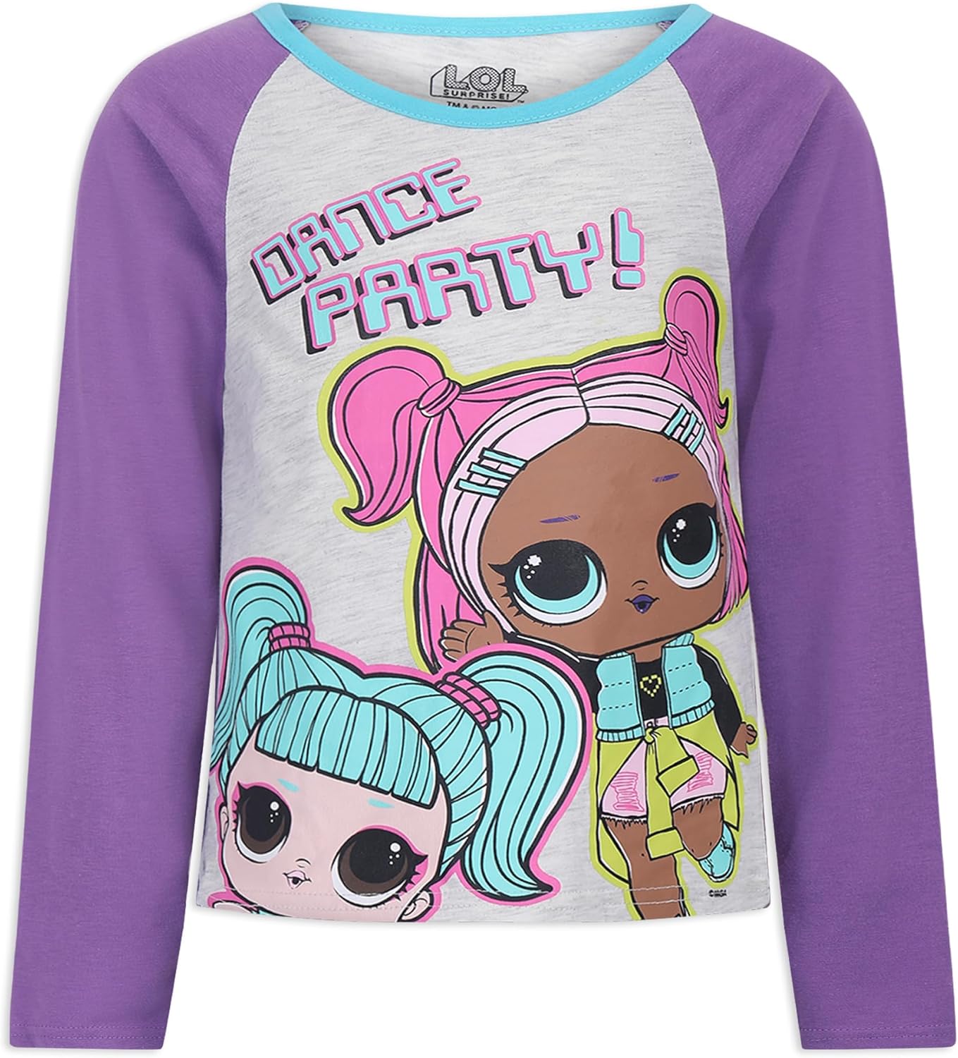 L.O.L. Surprise! Girls Long Sleeve Shirt and Pants Set for Little and Big Kids - Image 2