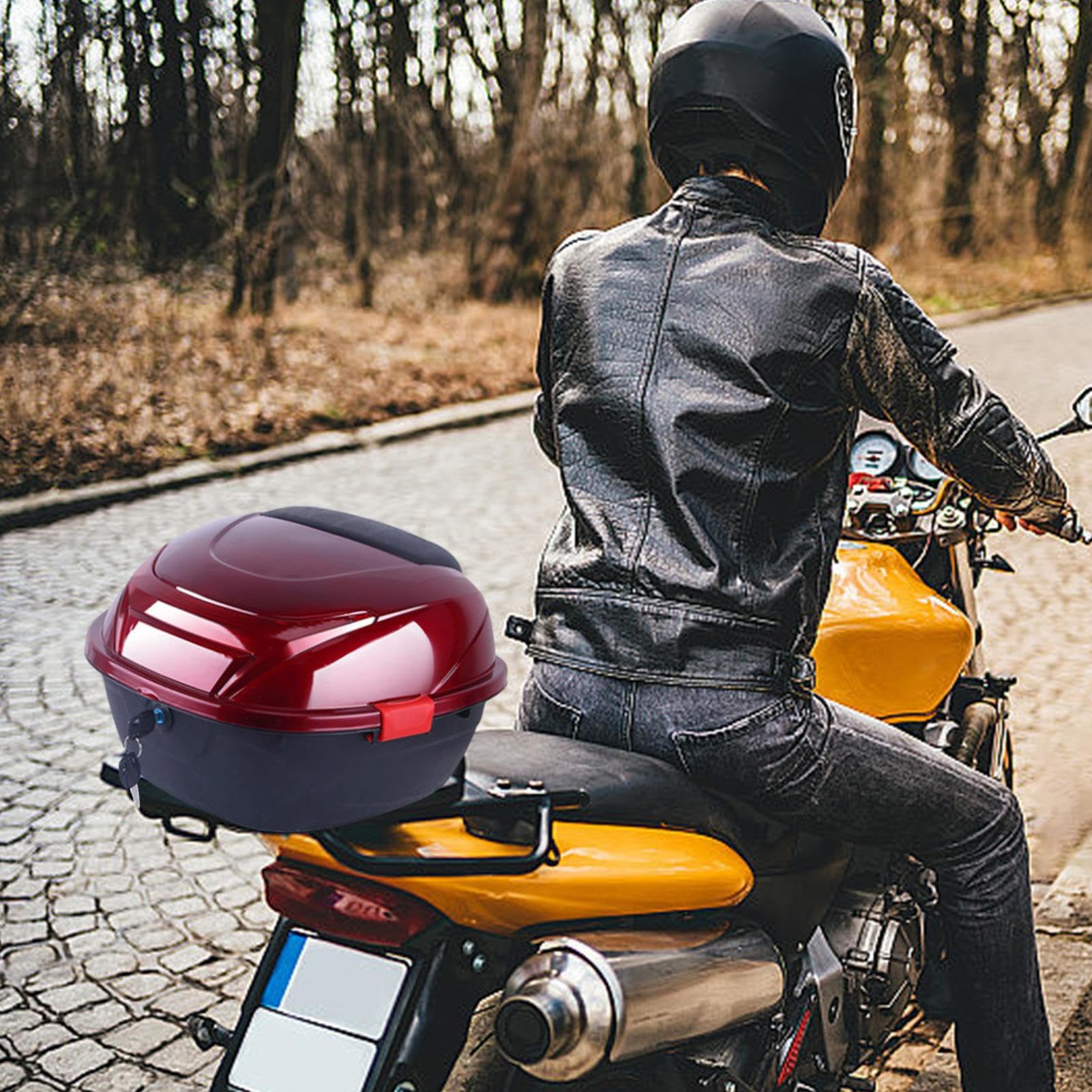Motorrad-Gepäckbox, Kofferraumbox, Heckgepäckkoffer für Motorrad