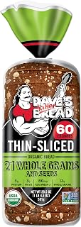 Dave's Killer Bread 21 Whole Grains & Seeds Thin-Sliced Organic Bread, 20.5 oz - 60 Cal/Slice, 3g Protein & Fiber