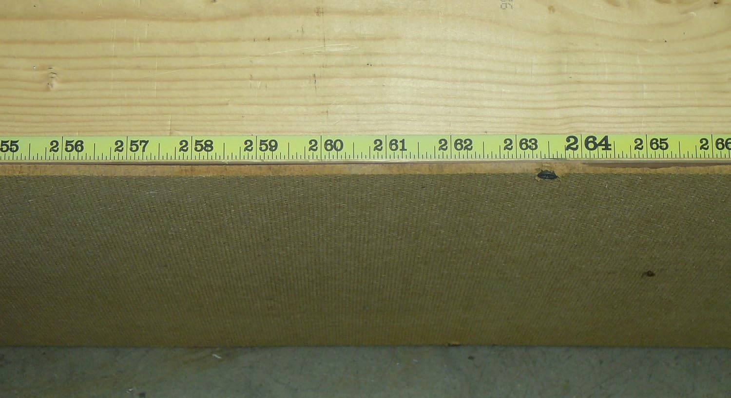 Metal Adhesive Backed Ruler – 3/8 Inch Wide X 50 Feet Long – Left to Right - Fractional - 1/16" Grads