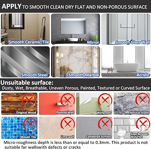 Miniatura 2 de Cesta de ducha con ventosa, organizador de ducha de succión montado en la pared, cesta transparente sin taladrar con 4 ganchos móviles, estante de