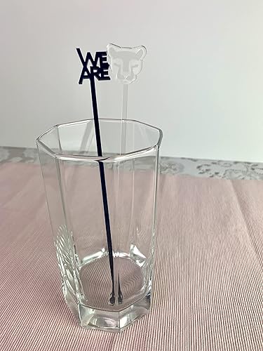 Miniatura 4 de Penn State Drink Stirrers, 24 Drinks stirrers | Nittany Lion Drink Mixer | Wedding Favor | We are Penn State Color Swizzle Stick | Party Favor
