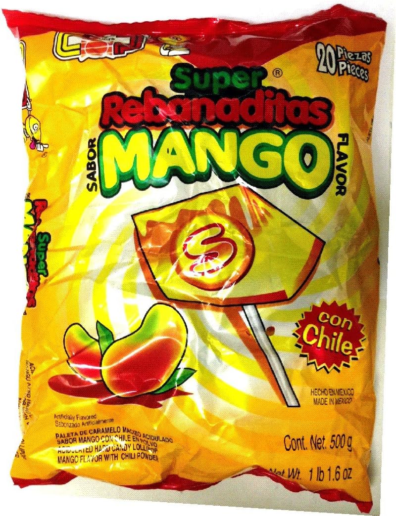 Super Rebanadita Mango - Rebanaditas with Chilli Powder