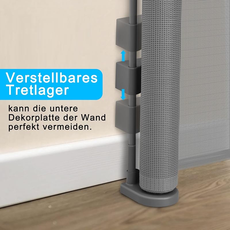 Wodondog Biztonsági Kapu Lépcsőhöz Bővíthető 150cm Széles Baba és Kutya Védelem