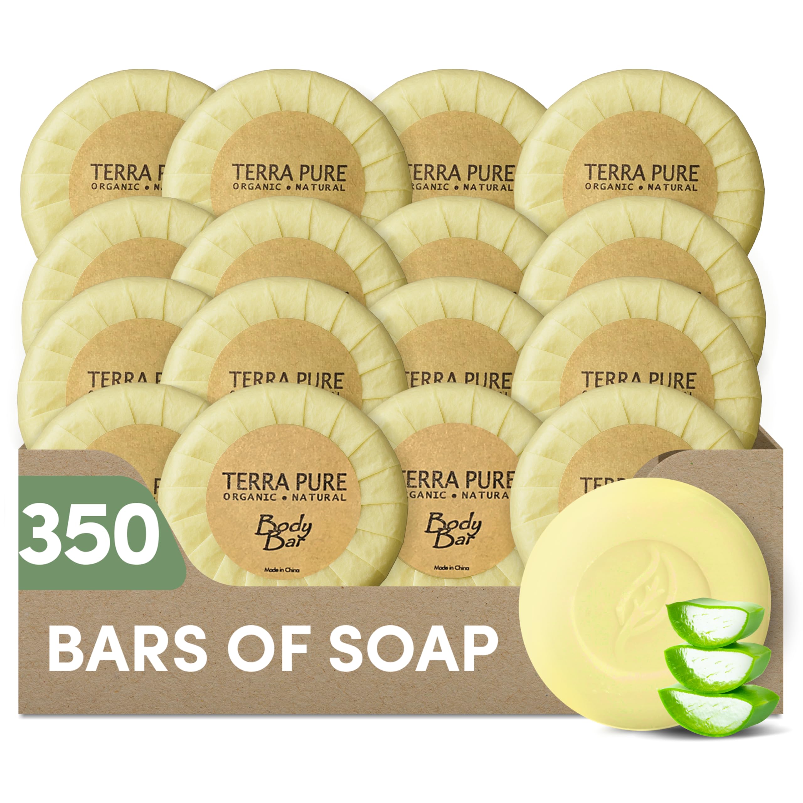 Bar Soap, Travel Size Hotel Amenities, 1.25 oz (Pack of 350)