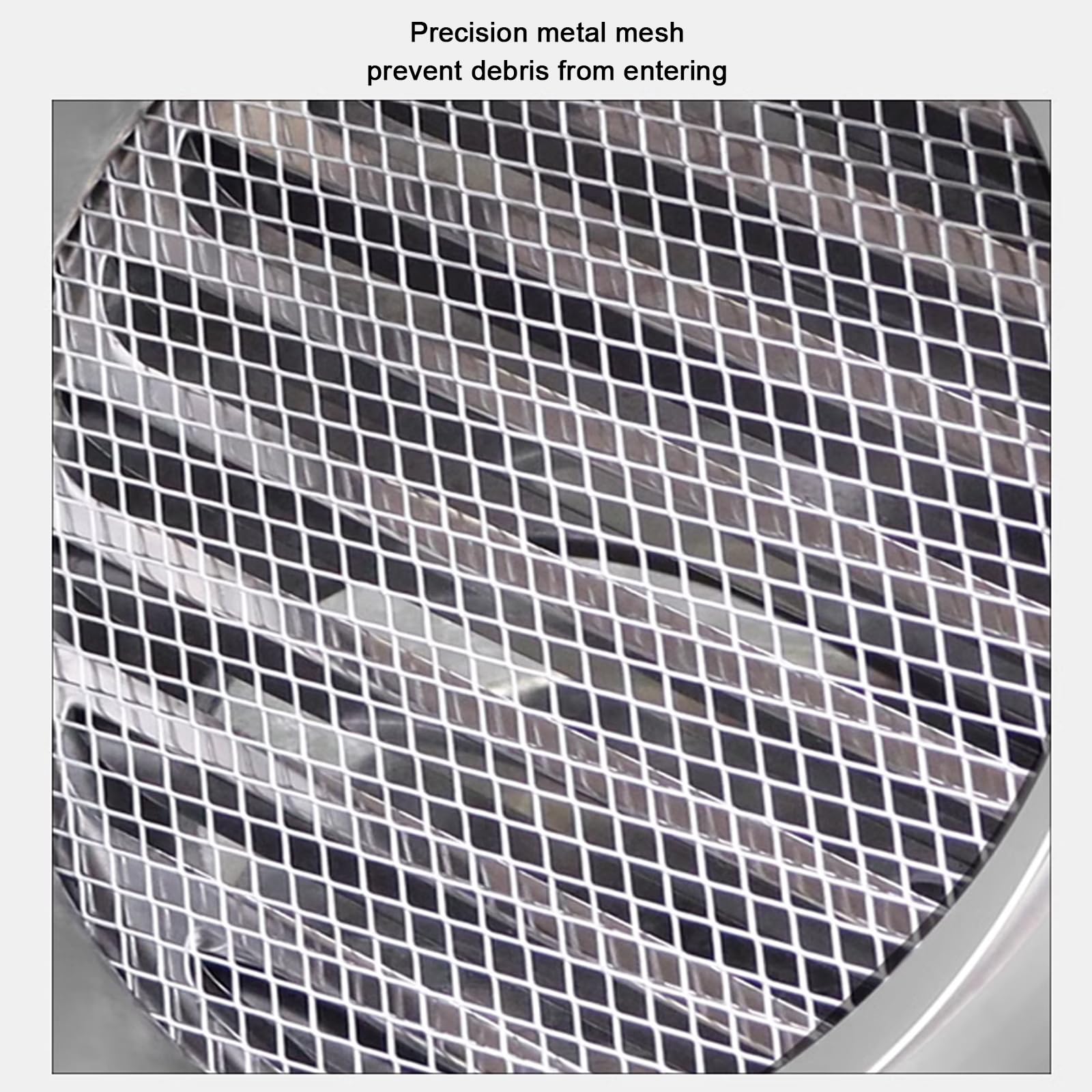 acciaio inox 304 aria sfiato coperture,rotondo Wall sfiato Outlet copertura,tubo pioggia copertura Protettore cappello External Wall scarico Comignolo,Range Hood Outlet Windshied sfiato cappello ()