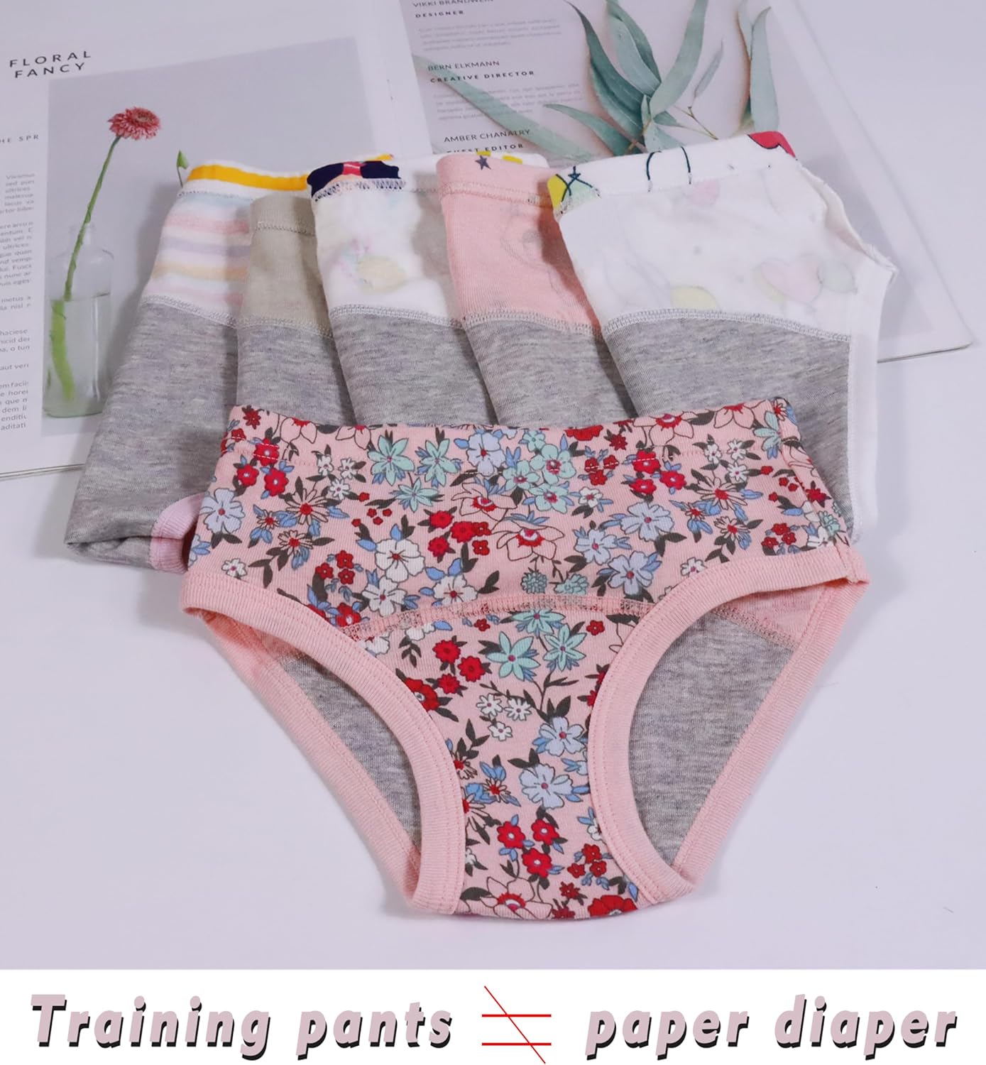 Sladatona Girls Potty Trainer Underwear Toddler Girls Briefs - Image 2