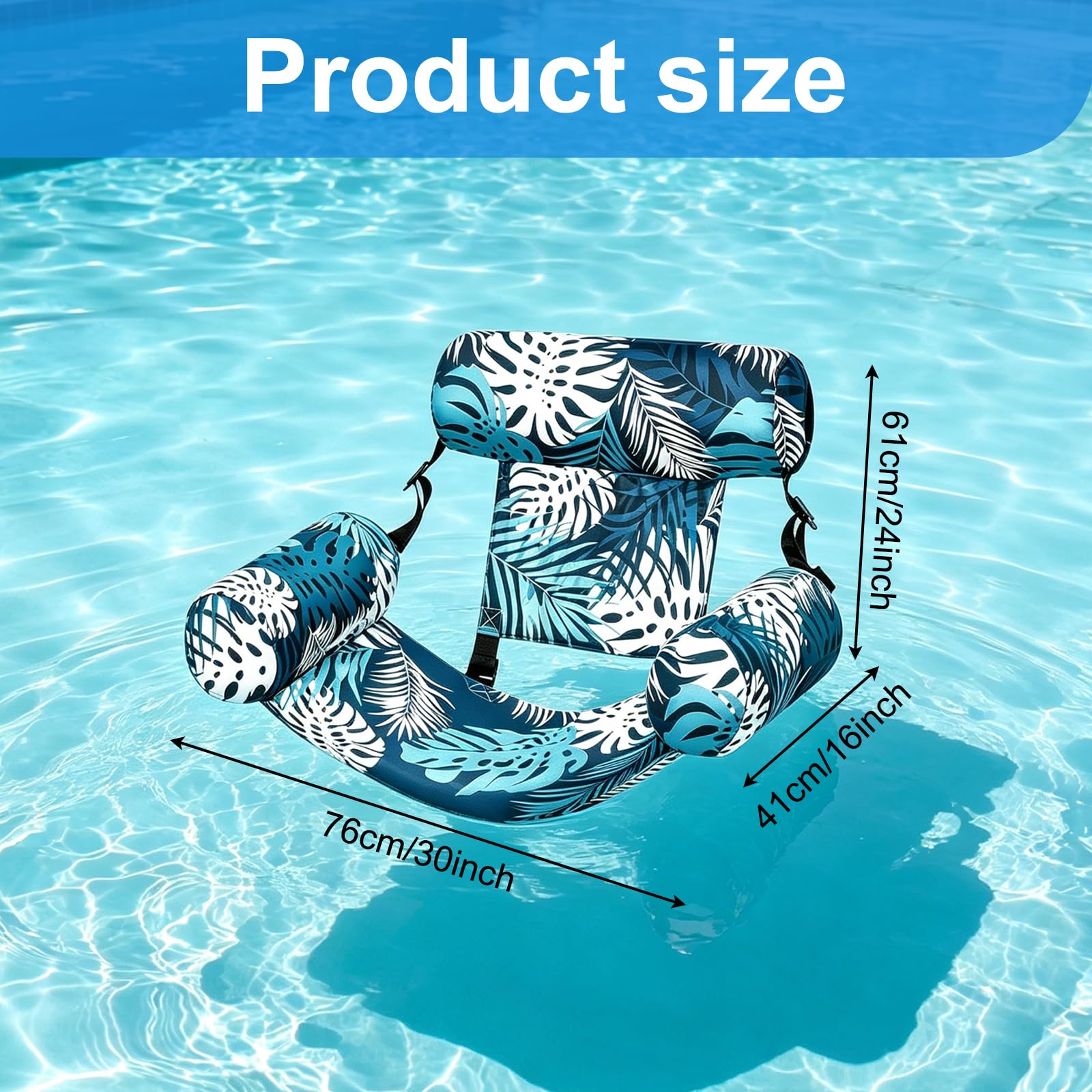2 Stück Aufblasbare Wasser Pool Luftmatratze für Erwachsene, Aufblasbare Pool Schwimmsitze, Wassersessel Schwimmstuhl, Aufblasbare Wasser Pool Luftmatratze, für Partys, Sommer, Wassers, Strand