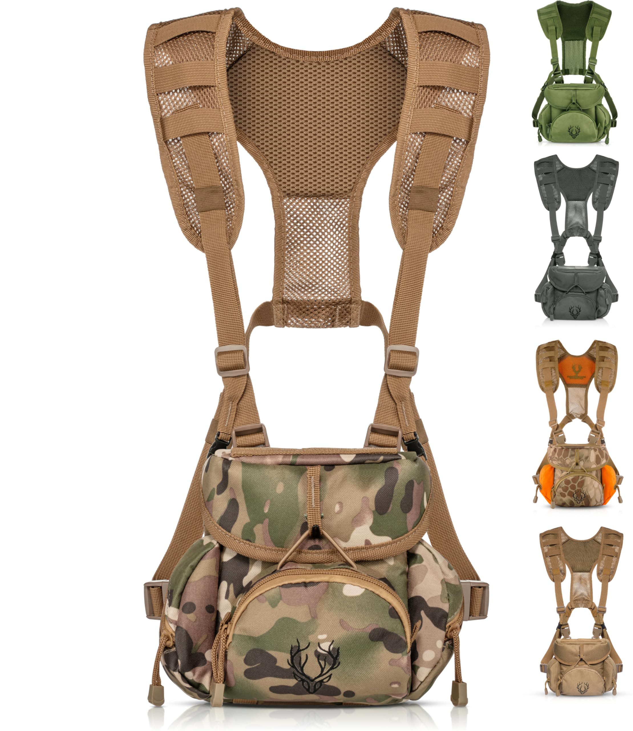 Boundless Performance Binocular Harness Chest Pack - Our Bino harness case is great for hunting, hiking, and shooting