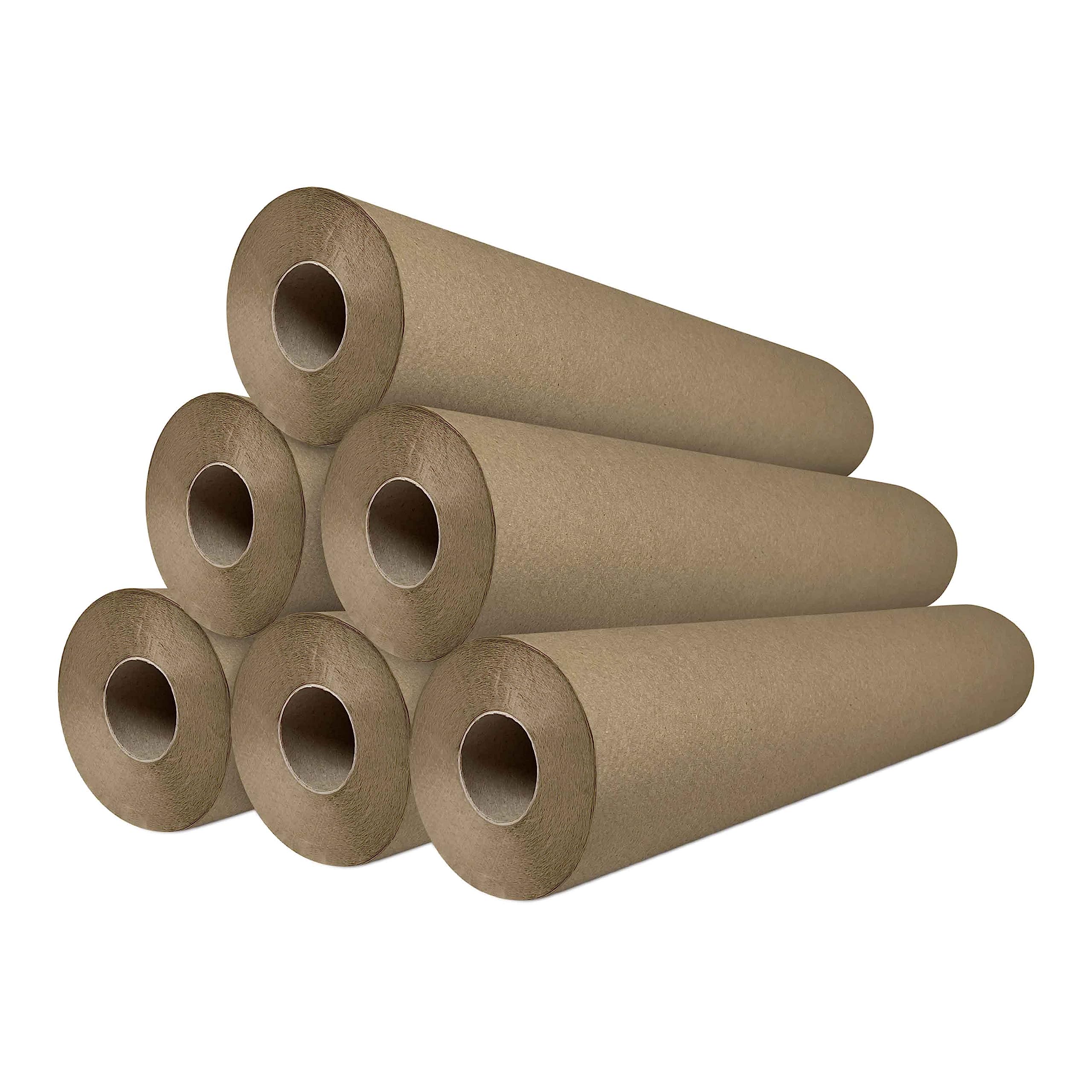 Papel Camilla Ecológico Natural 60 cm x 60 m Rollo Masaje 6 Rollos Precorte 40 cm