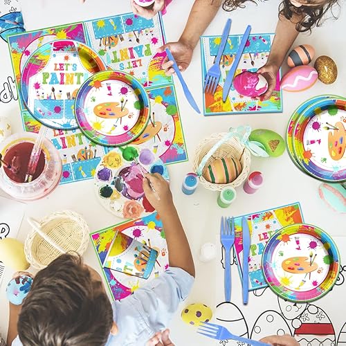 Miniatura 3 de Juego de 142 piezas de vajilla de fiesta de videojuegos, 142 piezas de suministros de fiesta de cumpleaños, incluye platos de videojuegos y