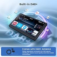 Podofo 9" Érintőképernyős DAB+ Autórádió Peugeot 308/408 (2007-2015) - 2G+64G Vezeték Nélküli CarPlay, Android, GPS, WiFi, Kormányvezérlés,  2