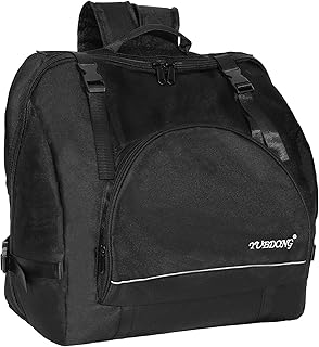 Vaguelly Accordion Bag for 80-96 Bass Accordion, Padded Accordion Case, Gig Bag, Backpack with Shoulder Straps, Accessories Bag, Adult Instrument Carry Bag, Black, black, 80-96 Bass, Case