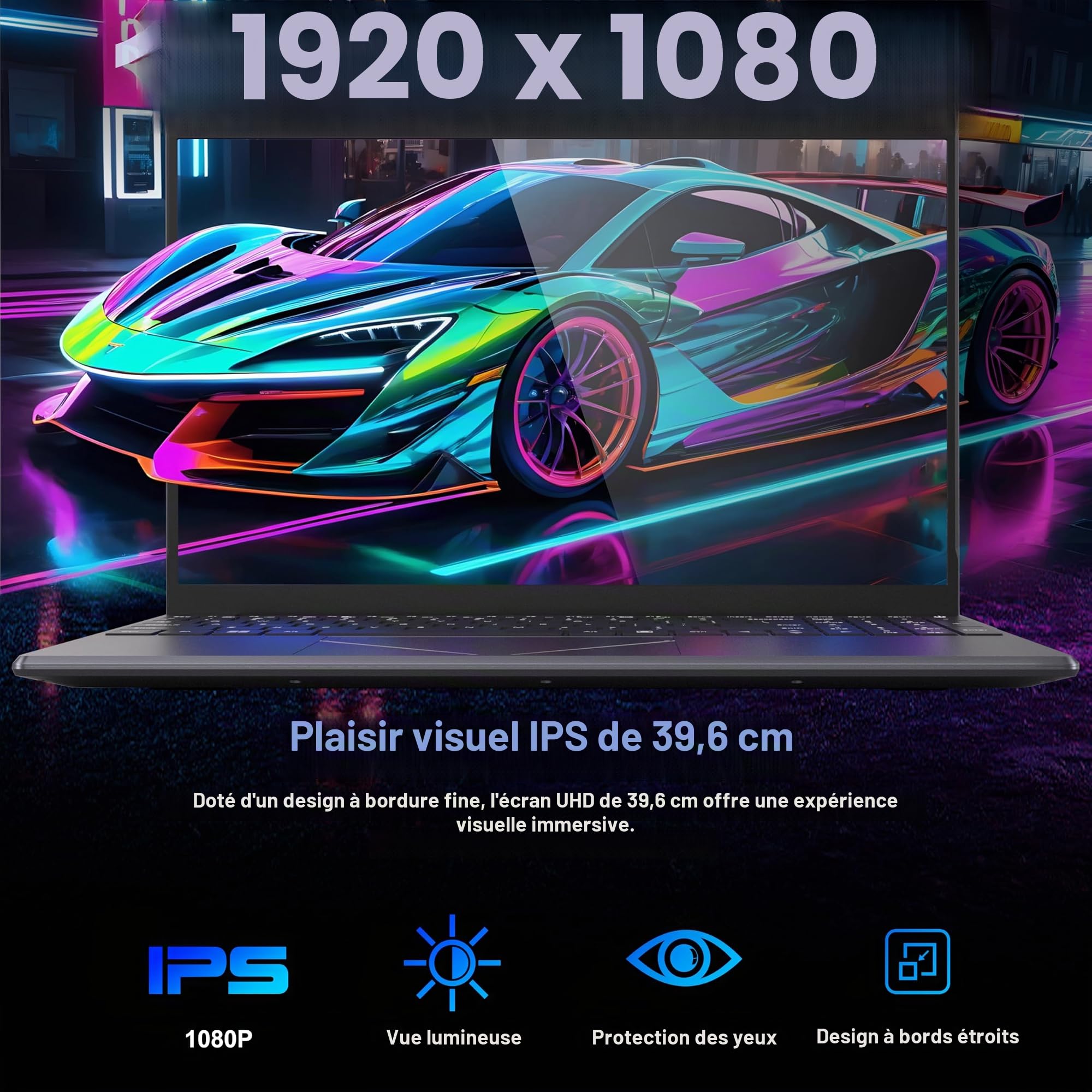 DREAMFYRE 15.6" Ordinateur Portable Ryzen 5 3500U 16GB DDR4 512GB SSD