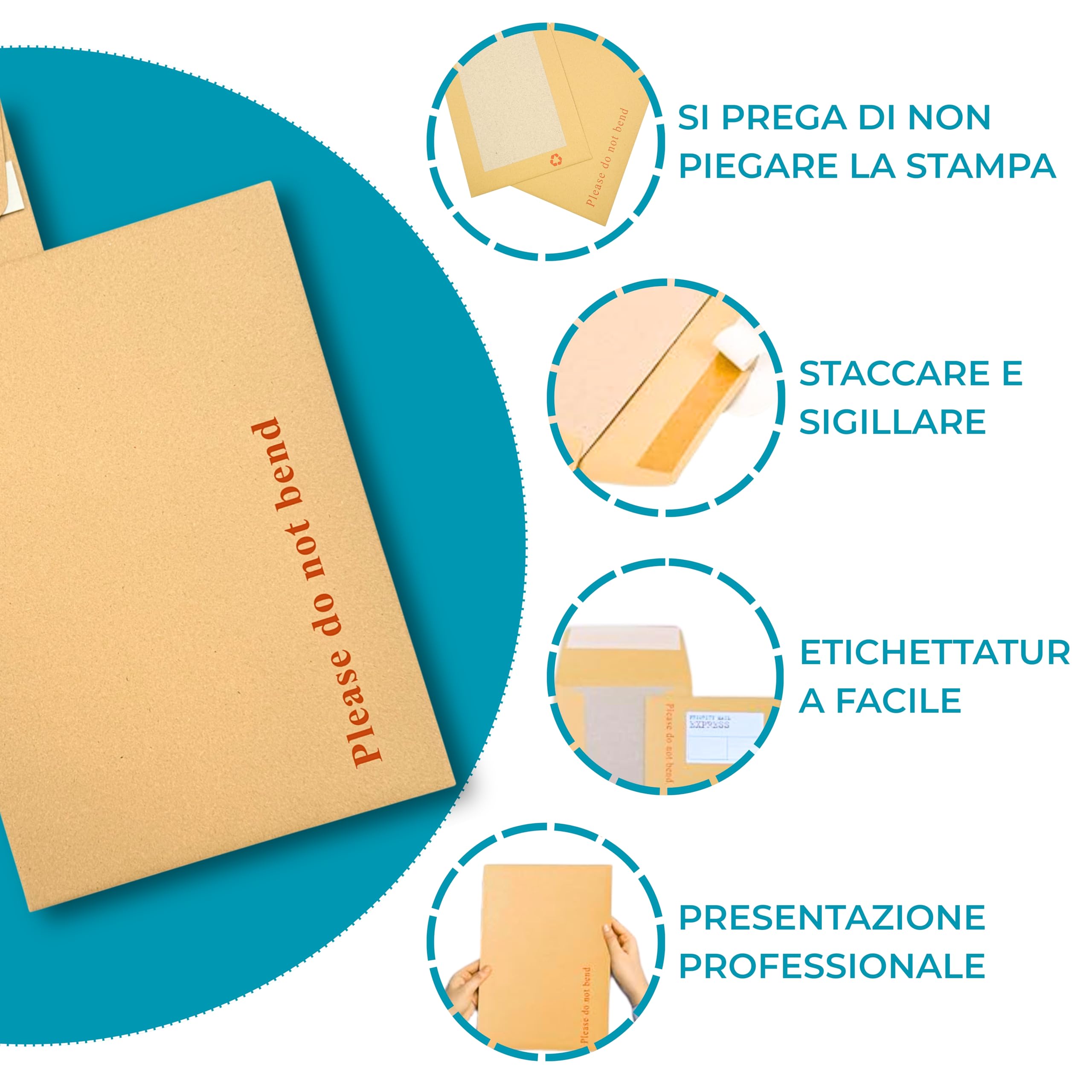 Buste A5 C5 Manilla Double Dragon 229x162 mm Imbottite Antimanomissione Chiusura Autoadesiva Confezione 20