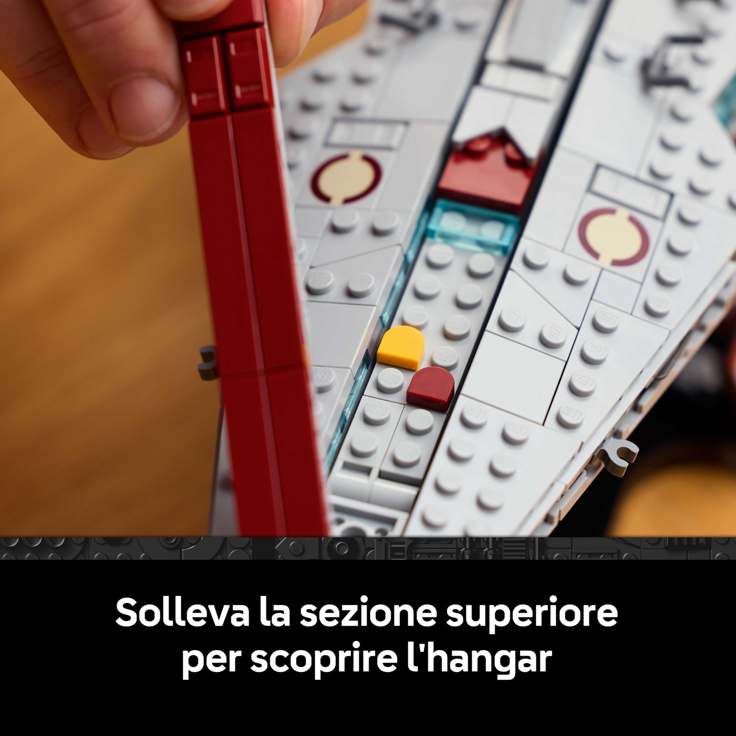 LEGO Star Wars 75441 Attack Cruiser Classe Venator - Kit di Modellismo per Adulti con Astronave della Repubblica - Decorazione per Casa - Regalo da Collezione per i Fan de La Vendetta dei Sith